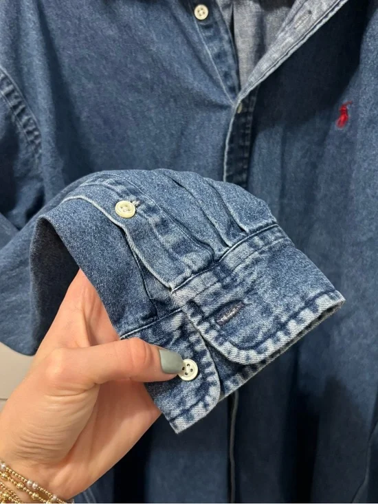 Vintage Polo Ralph Lauren Classic Button Down Top - Picture 6 of 6